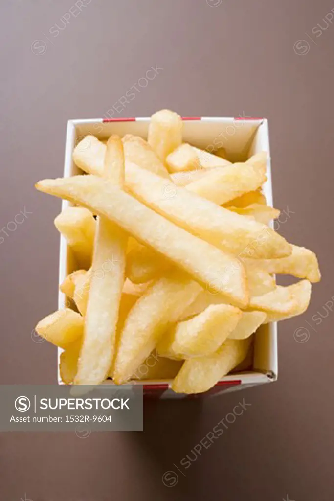 Chips in striped box