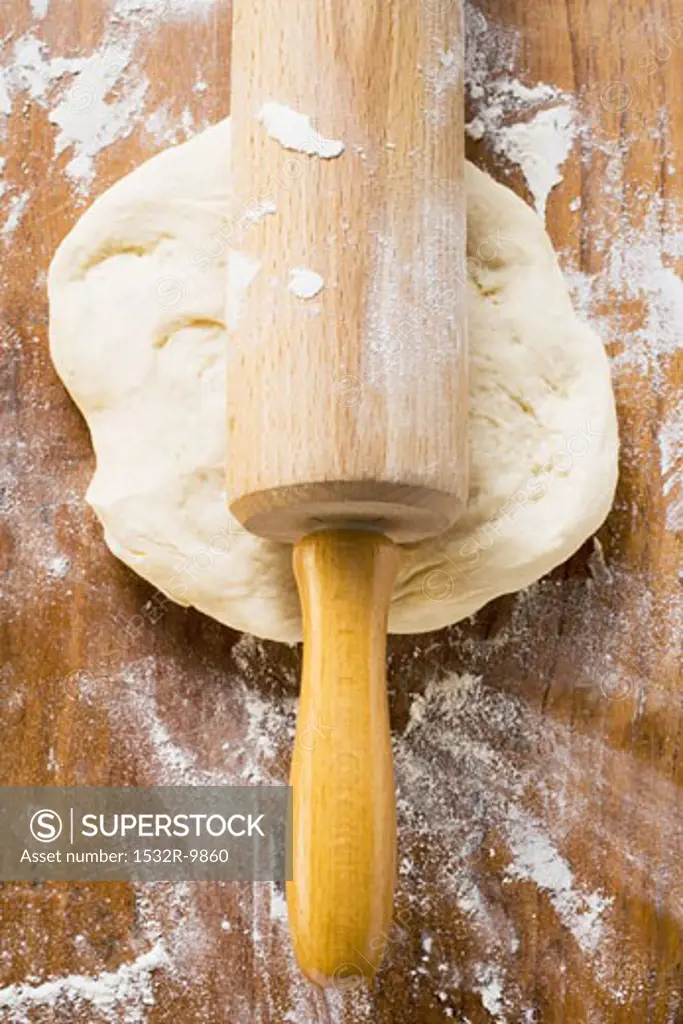 Dough with rolling pin
