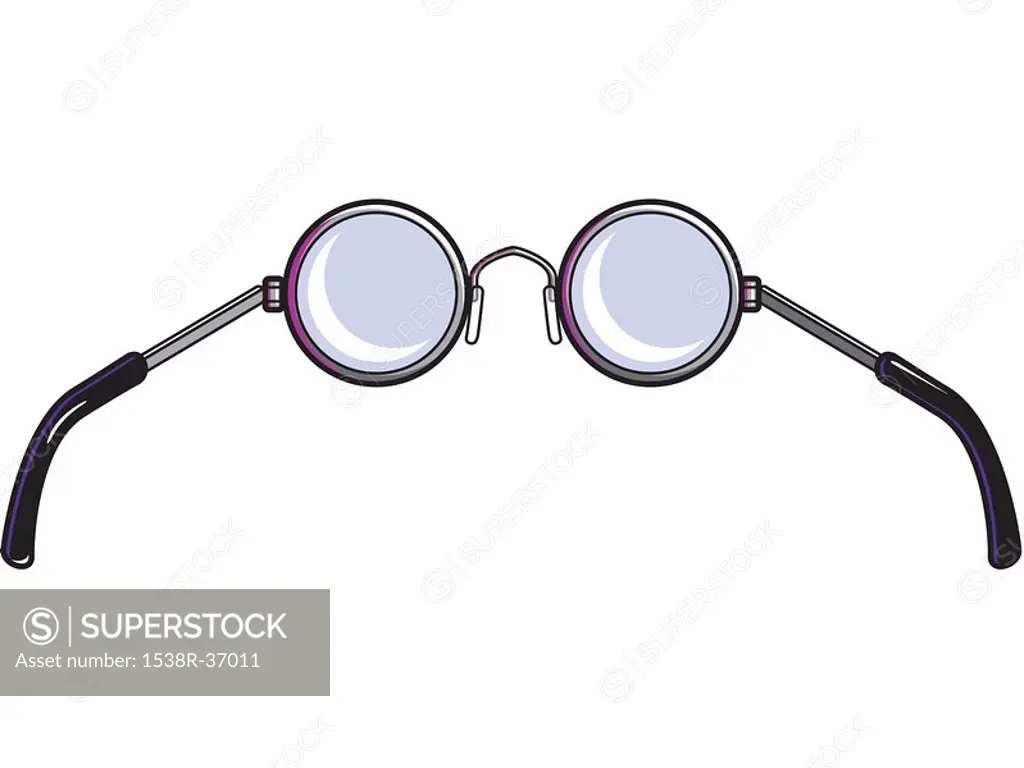 A picture of a pair of eyeglasses
