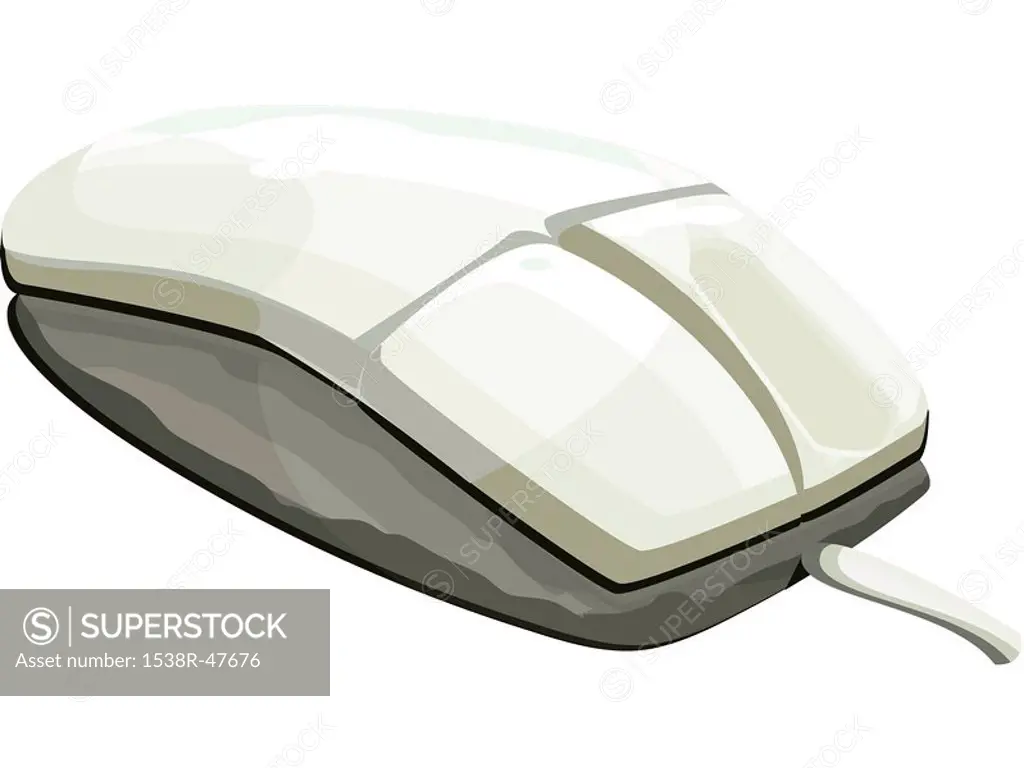 Illustration of a computer mouse