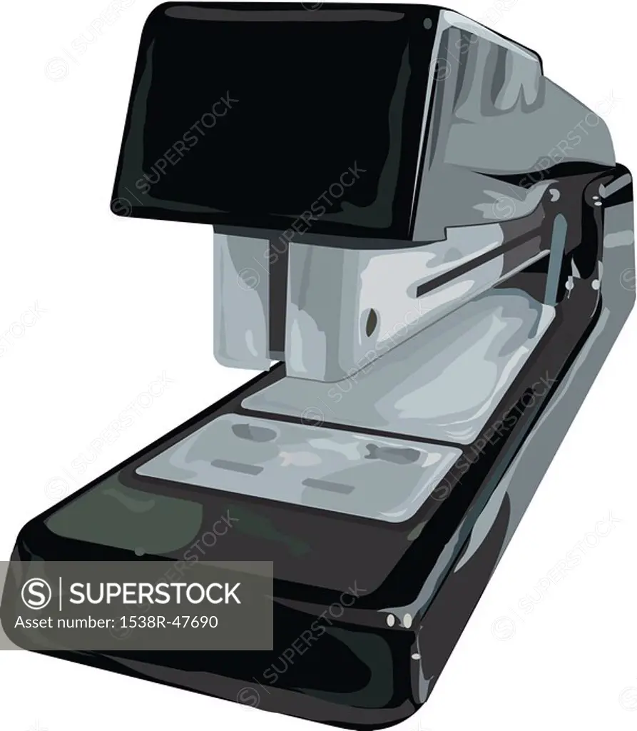 Illustration of a stapler