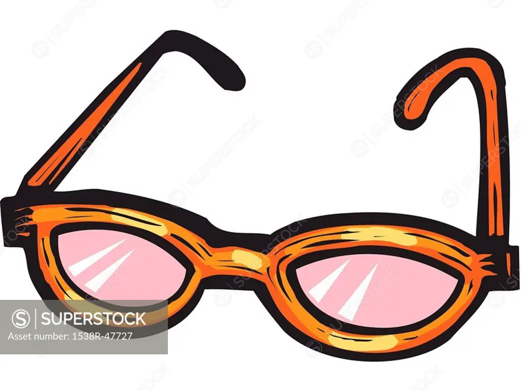 pair of rose colored glasses
