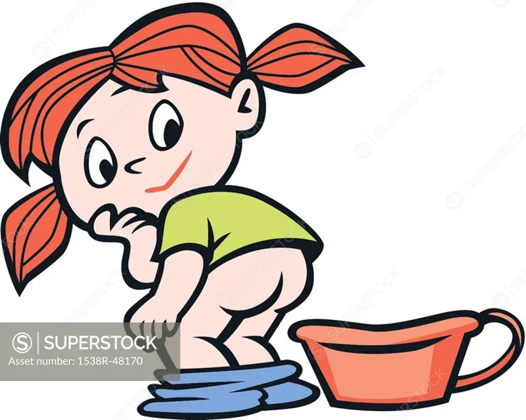 little girl potty training