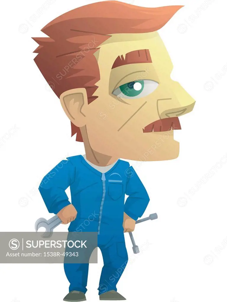 Portrait of a mechanic