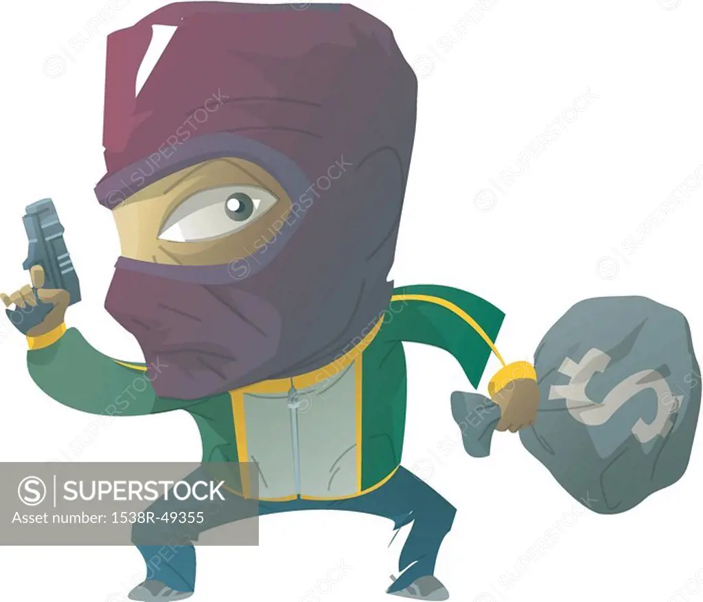 Portrait of a robber