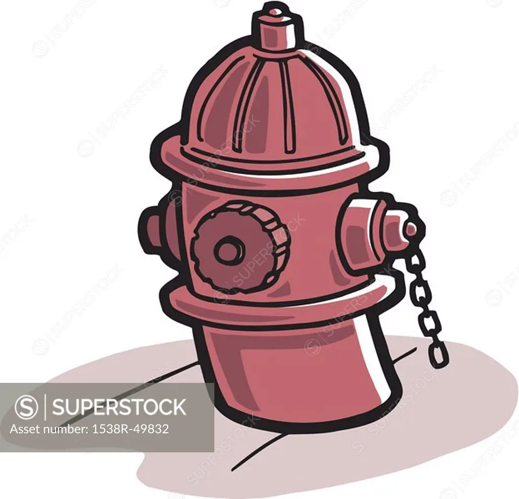 A picture of a red fire hydrant