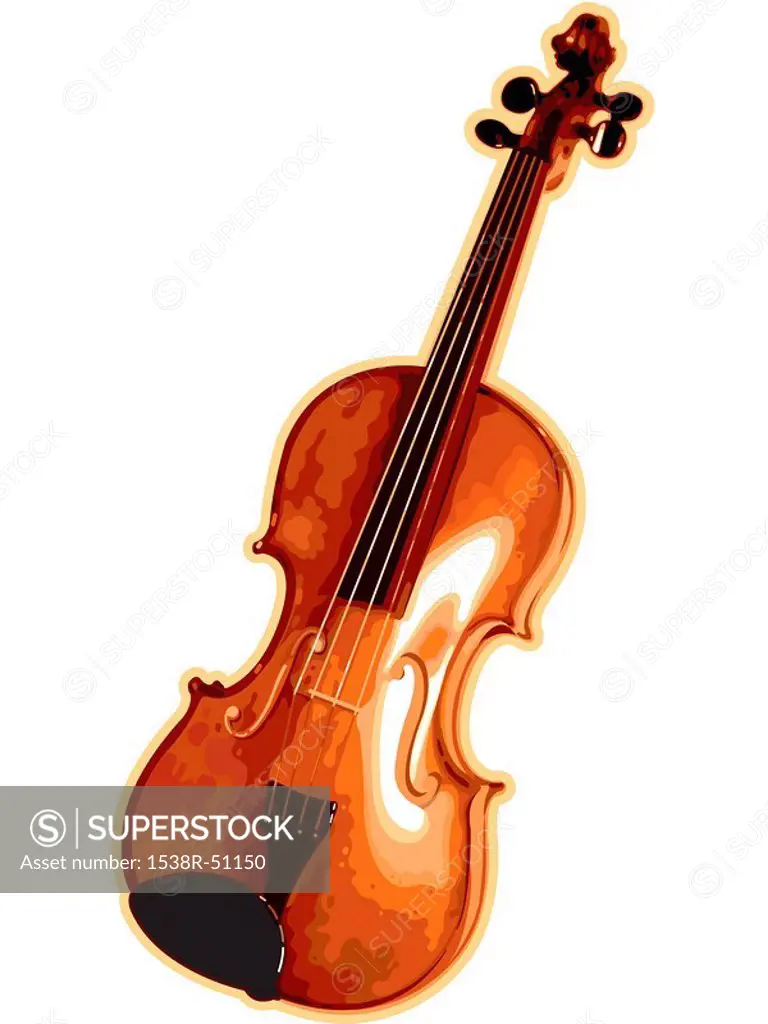 Illustration of a violin