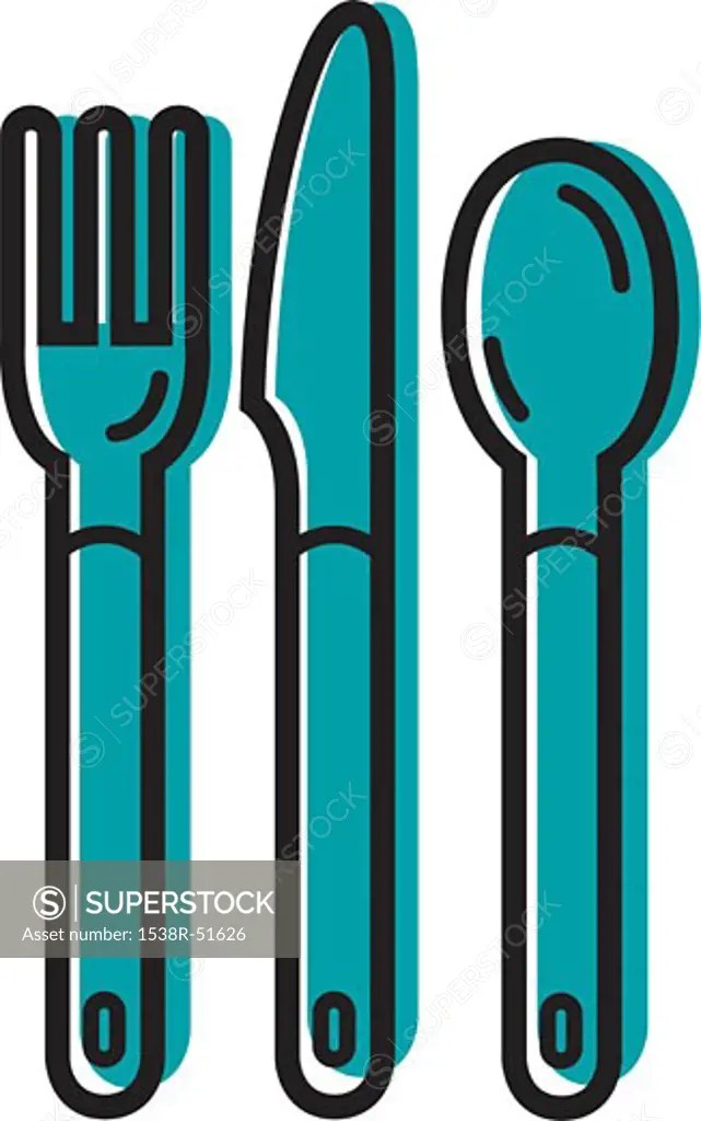 Illustration of cutlery