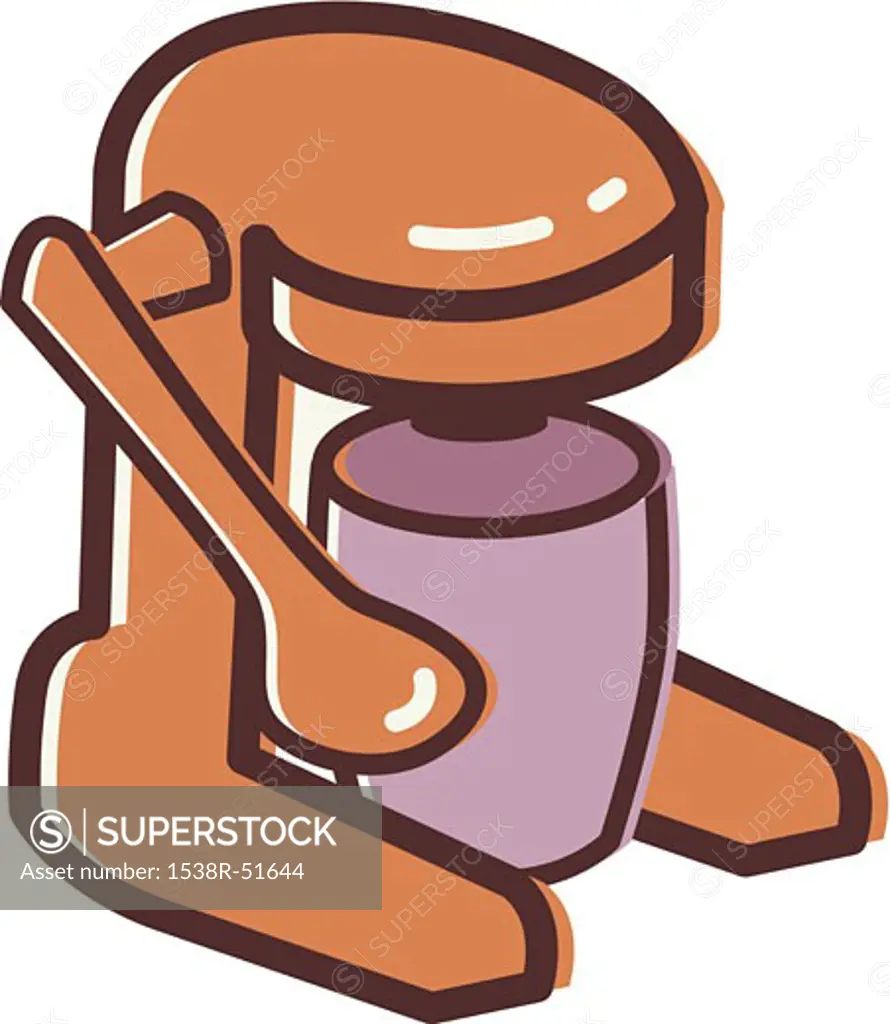 Ilustration of a juicer
