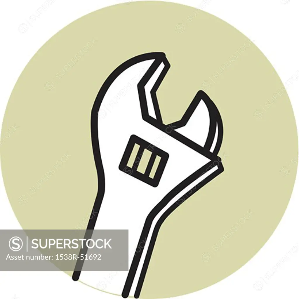Illustration of a wrench