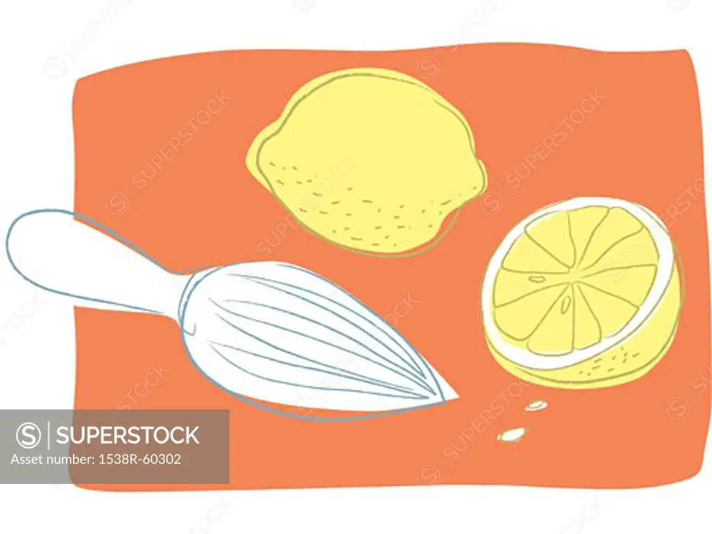 Lemons and a citrus reamer