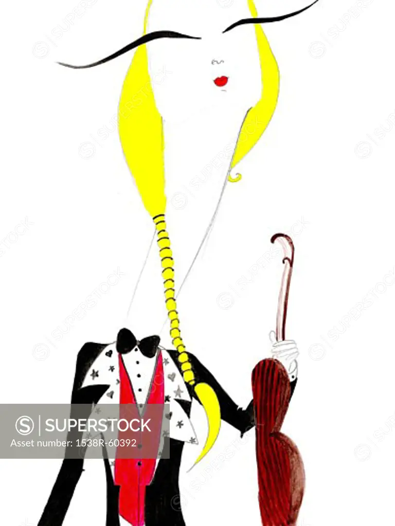 A woman holding a violin