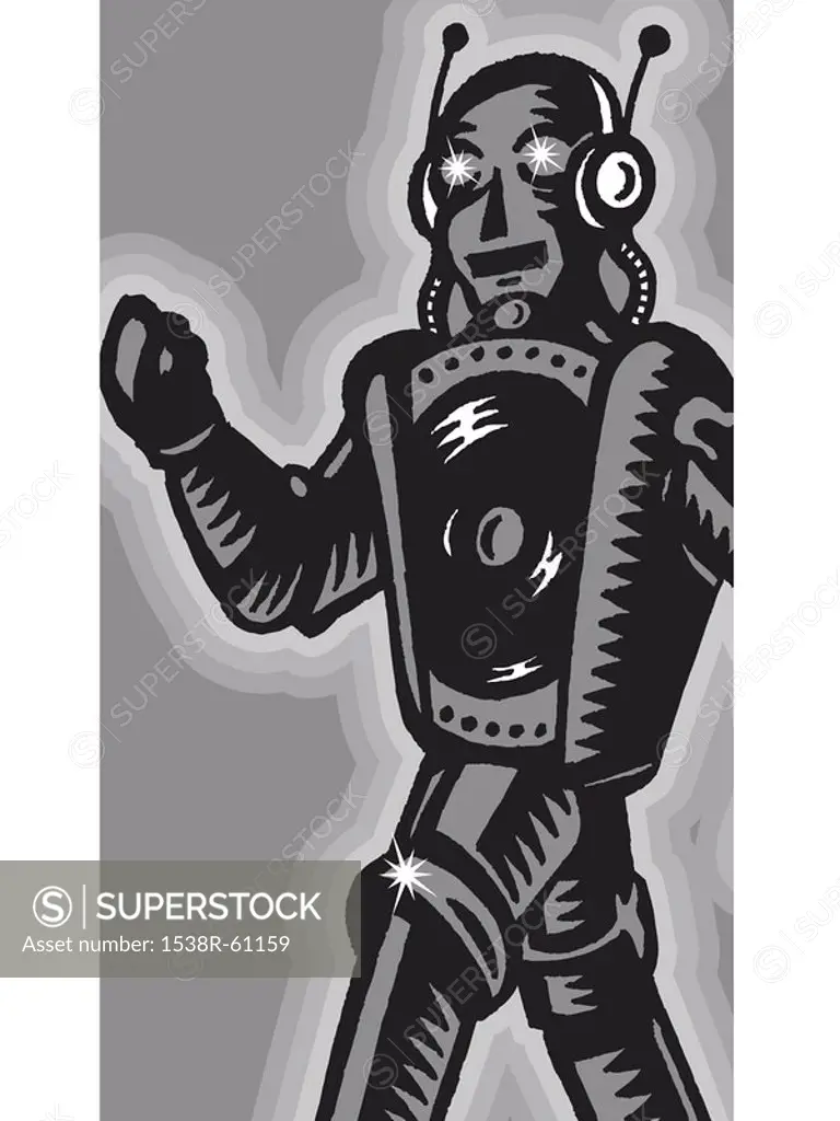 An illustration of a robot
