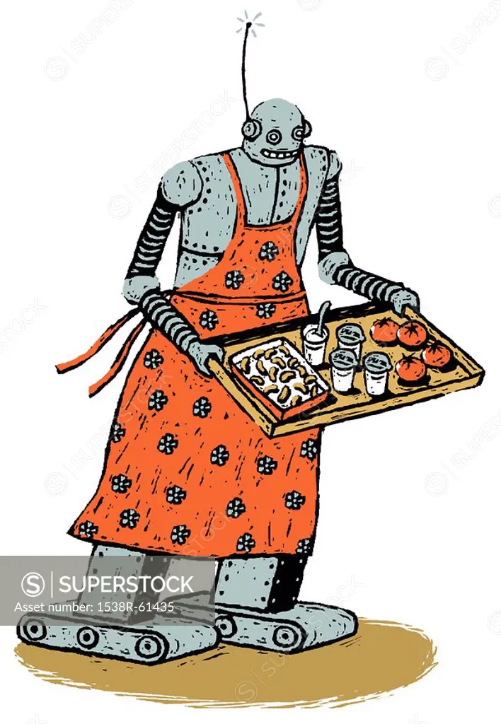 robot serving food