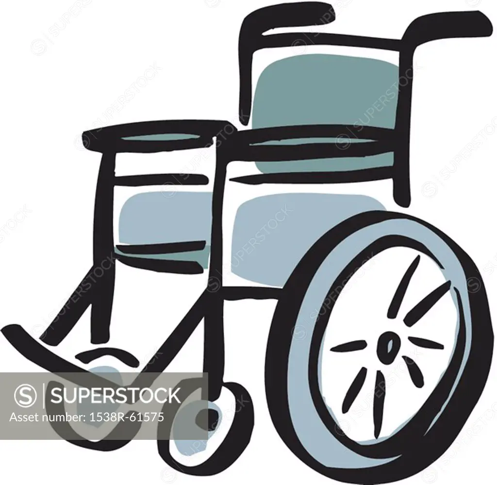 A picture of a wheelchair