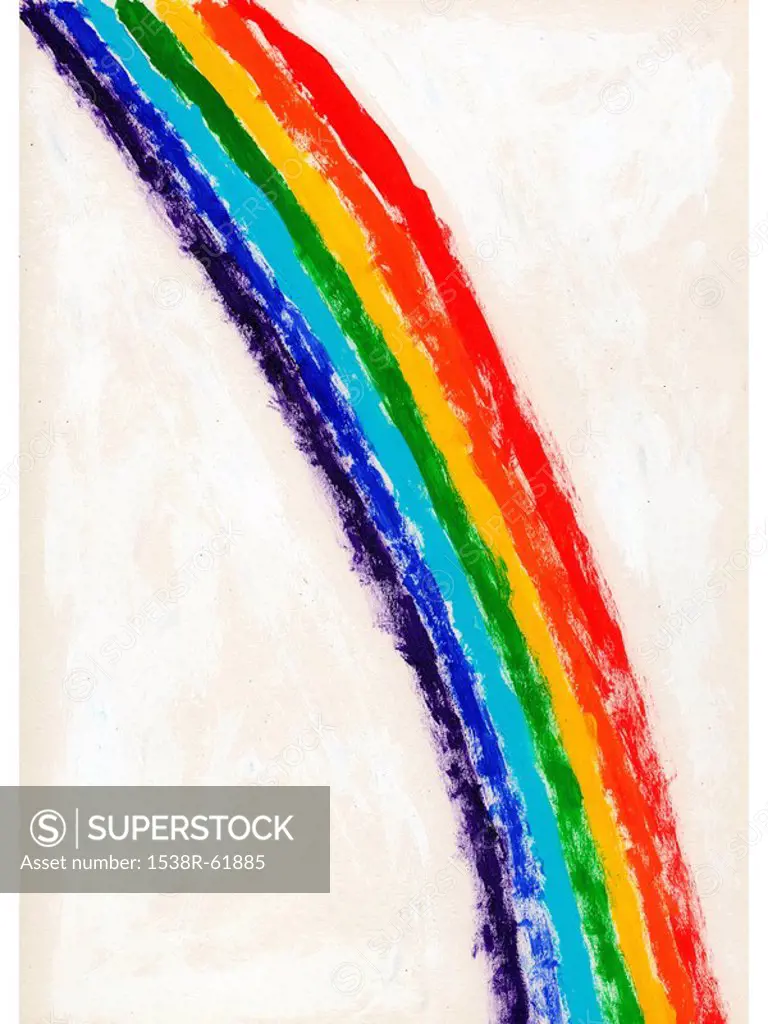 An illustration of a rainbow