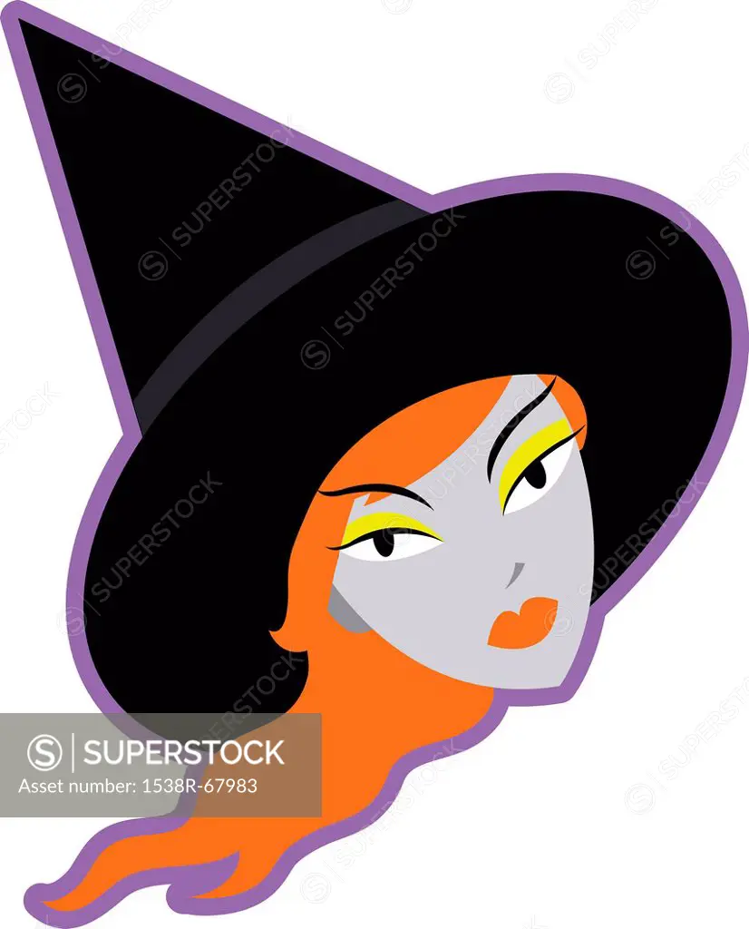 Illustration of a witch