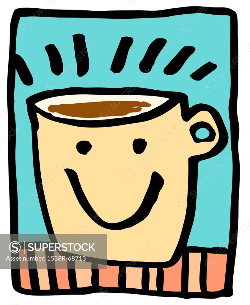 A happy coffee cup