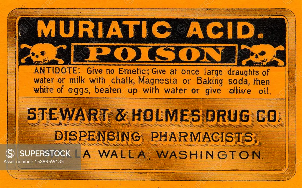 vintage medicine label