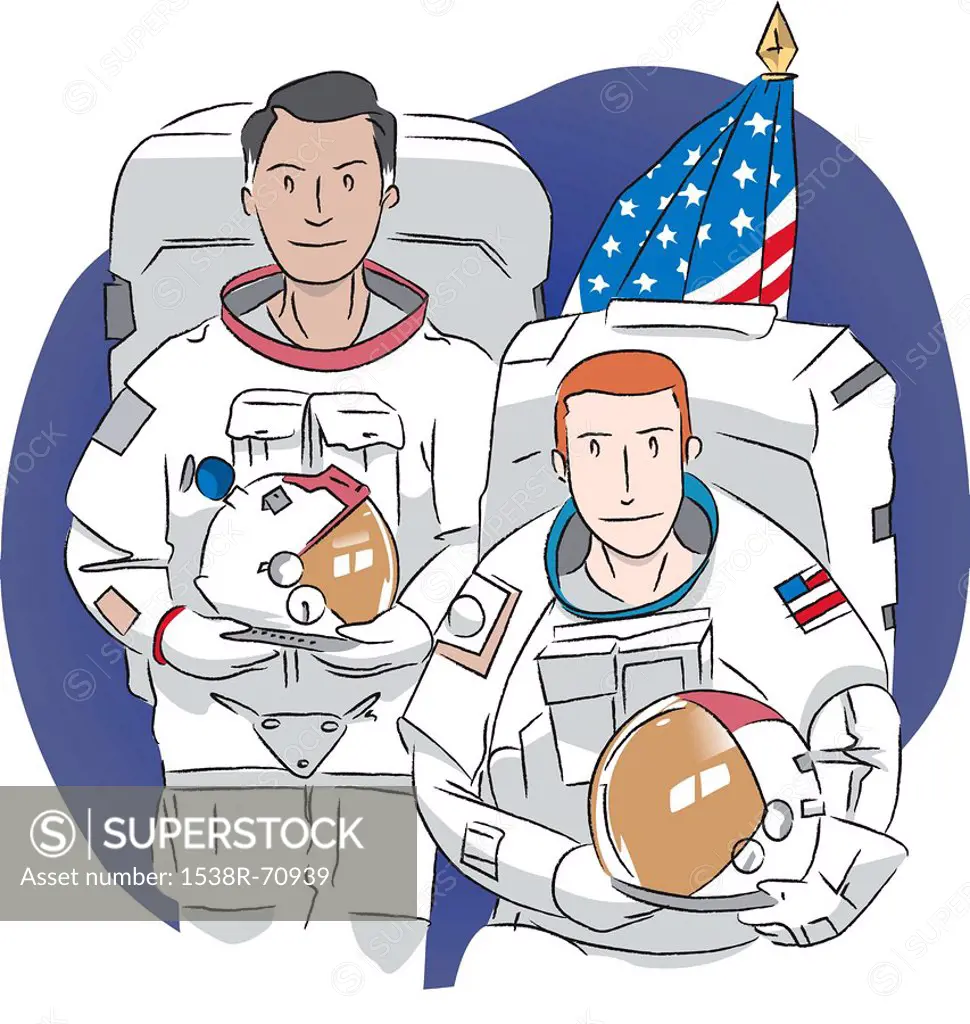 Two American astronauts