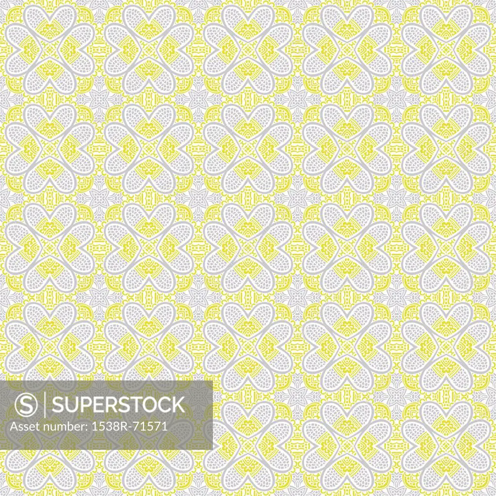 Yellow and grey seamless pattern