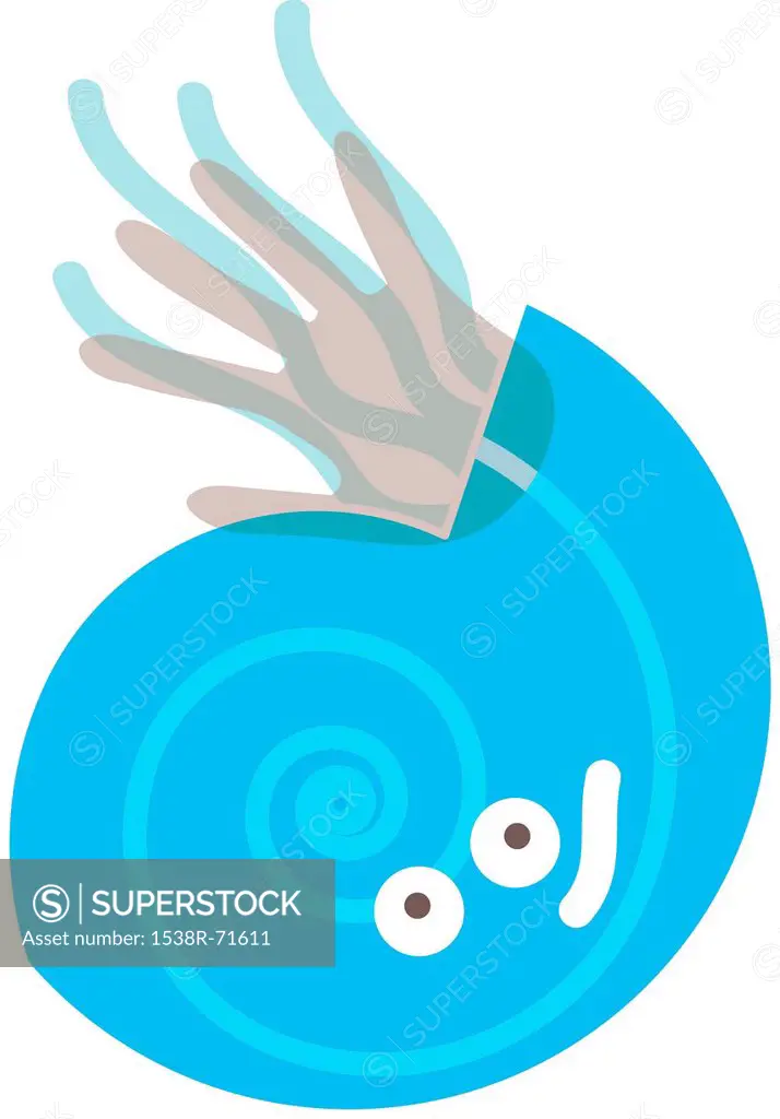 A blue snail