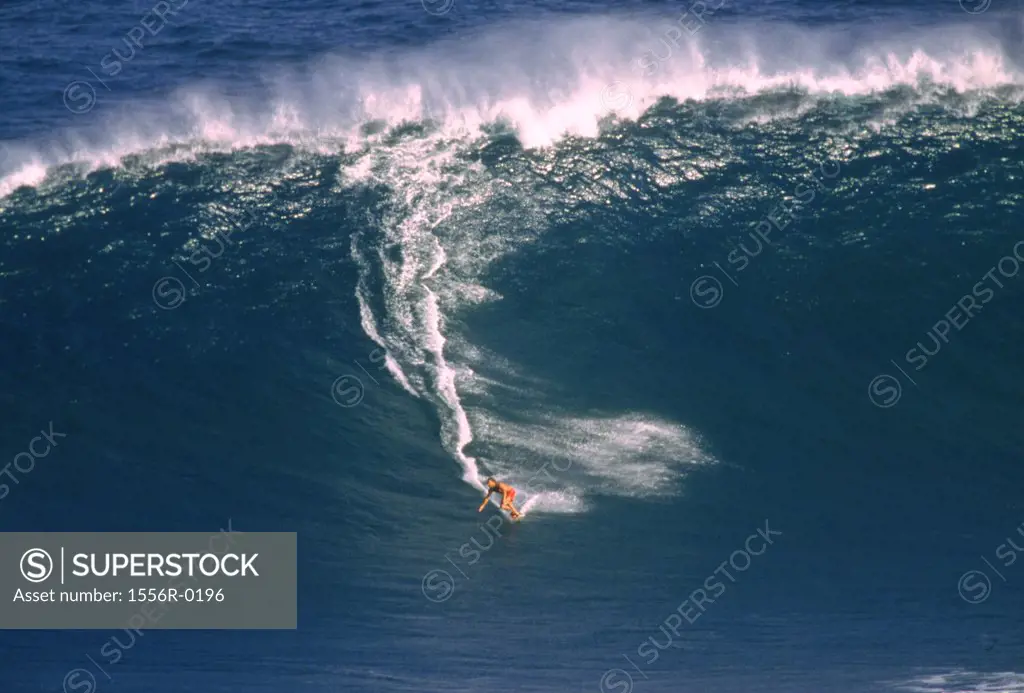 Surfing, Hawaii, USA