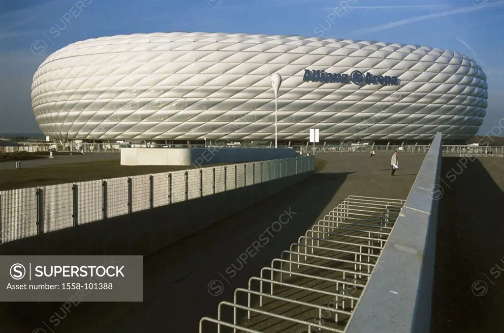 Germany, Bavaria, Munich,  Football stadium, alliance arena,  no property release,  Southern Germany, Upper Bavaria, Fröttmaning, sport, Event, event,...