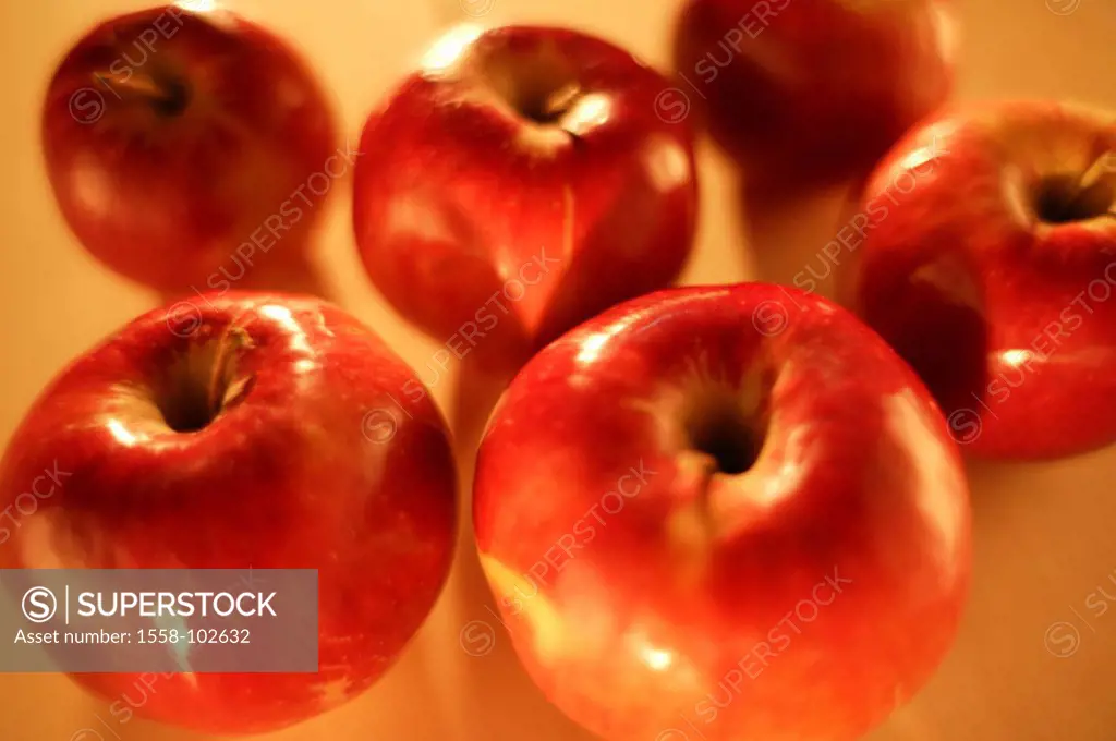 Apples, Malus domestica, kind ´Idared´,    Fruit, fruits, nuclear fruit, apple kind, nutrition healthy, rich in vitamins, juicy, fruity, low-calorie, ...