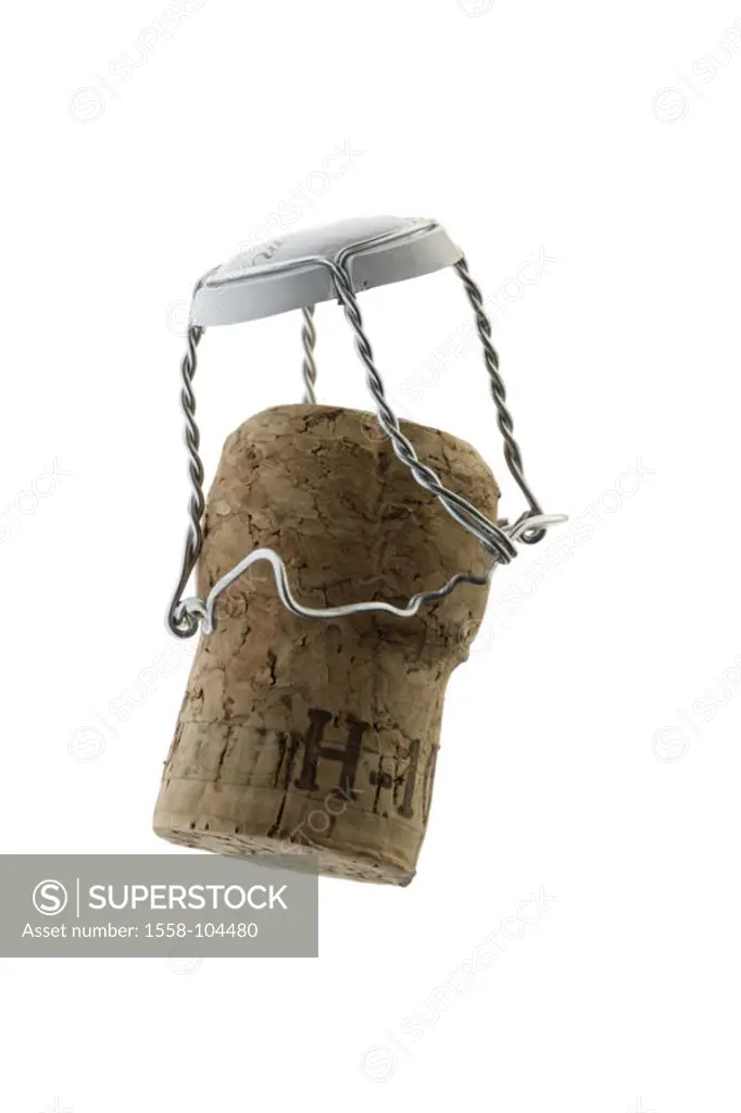 Champagne cork, hold wire,    Champagne, locked, cork, wire, mounting, fortification, symbol, party, party, ceremony, beverage, alcohol, success, ´tha...