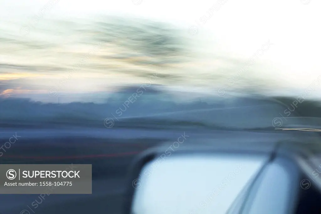 Autofahren, kinetic blurring,