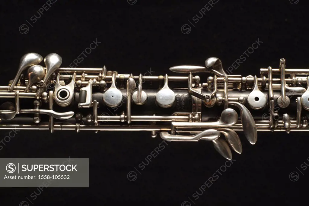 Oboe, detail,    Music, instrument, music instrument, wind-instrument, woodwind players, concept, talent, makes music learning, quietly life, fact rec...