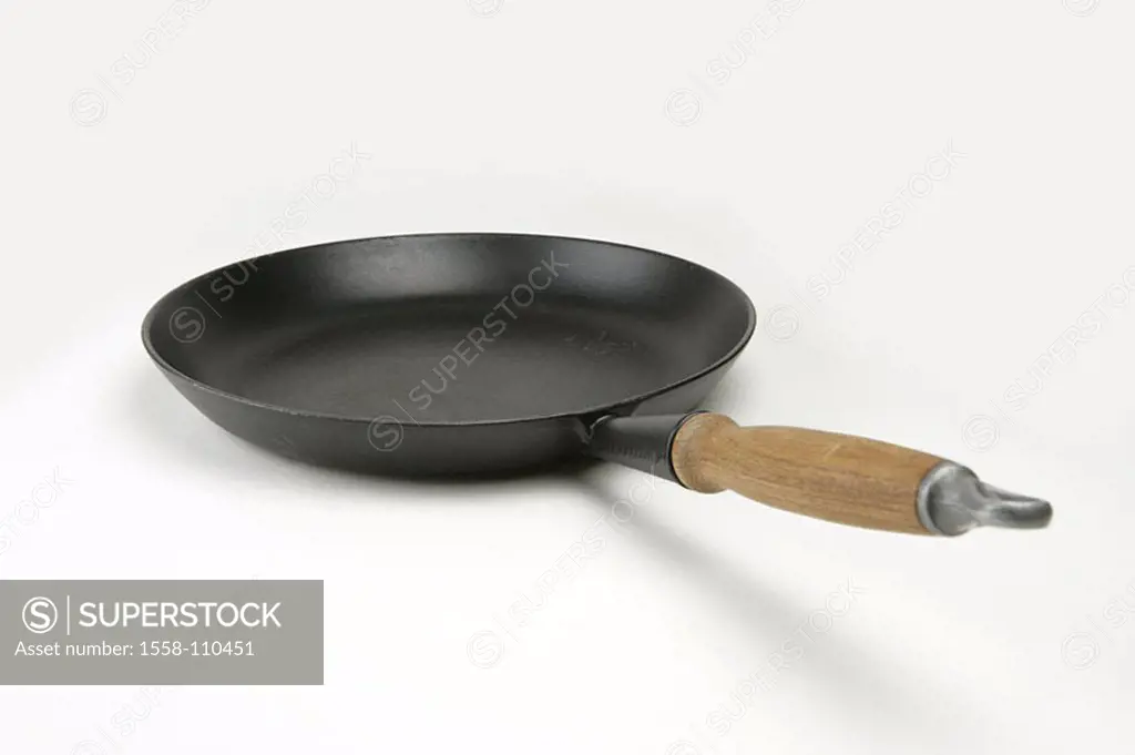 Griddle, household-articles, kitchen-articles, kitchen-accessories, cook-dishes, pan, stalk-pan, casting-iron, casting-pan, wood-grip, fries, cooks fa...