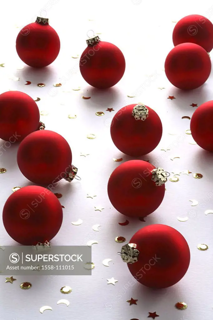 Christmas, Christmas-balls, red, Streudeko, Christmas-jewelry, balls, Christian-tree-balls, tree-jewelry, colorfully, bedding-stars, bedding-decoratio...