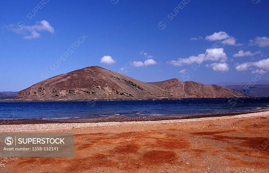 Djibouti, Afar triangle, golf of Aden, Le Goubet, volcanos, cloud-heavens, north-east-Africa, Africa, Ostafrikanischer ditch-break, golf of Tadjourah,...