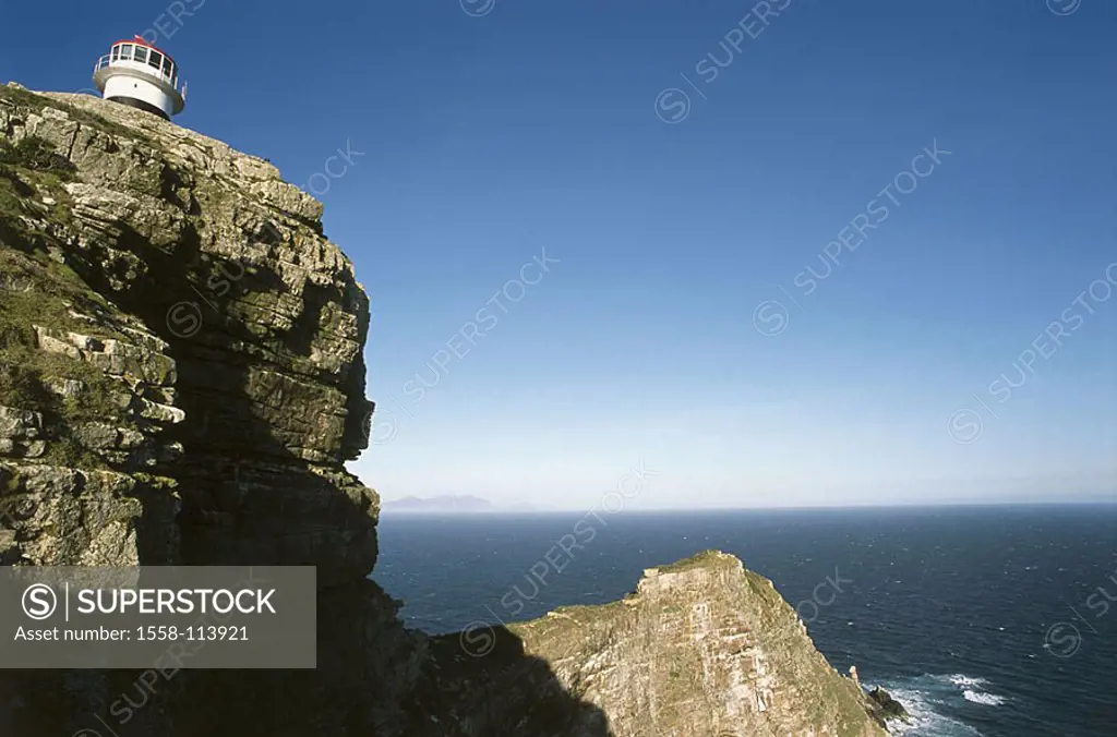 South Africa, province west-cape cape of the good hope Cape Point coast rocks, lighthouse, sea, Africa, cape-province, cape-peninsula, Cape of Good Ho...