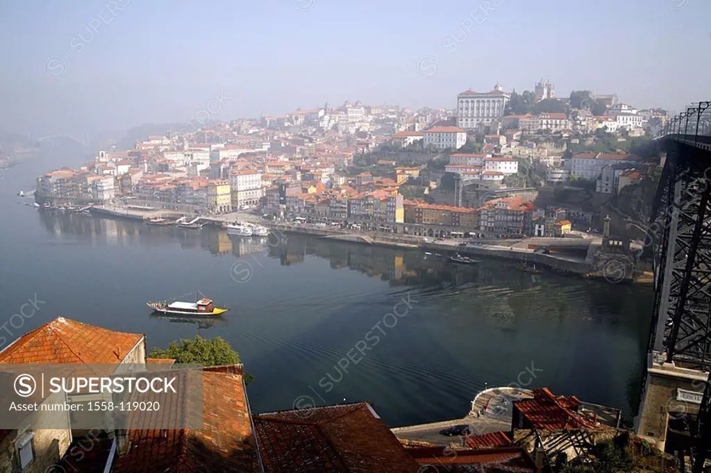 Portugal, postage, old part of town Ribeira, city-opinion, Rio Douro,