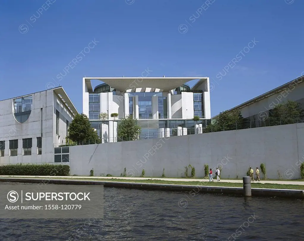 Germany, Berlin, Chancellor-office, Spree, city, capital, Berlin-middle, government-quarter, buildings, chancellory, politics, architecture, governmen...