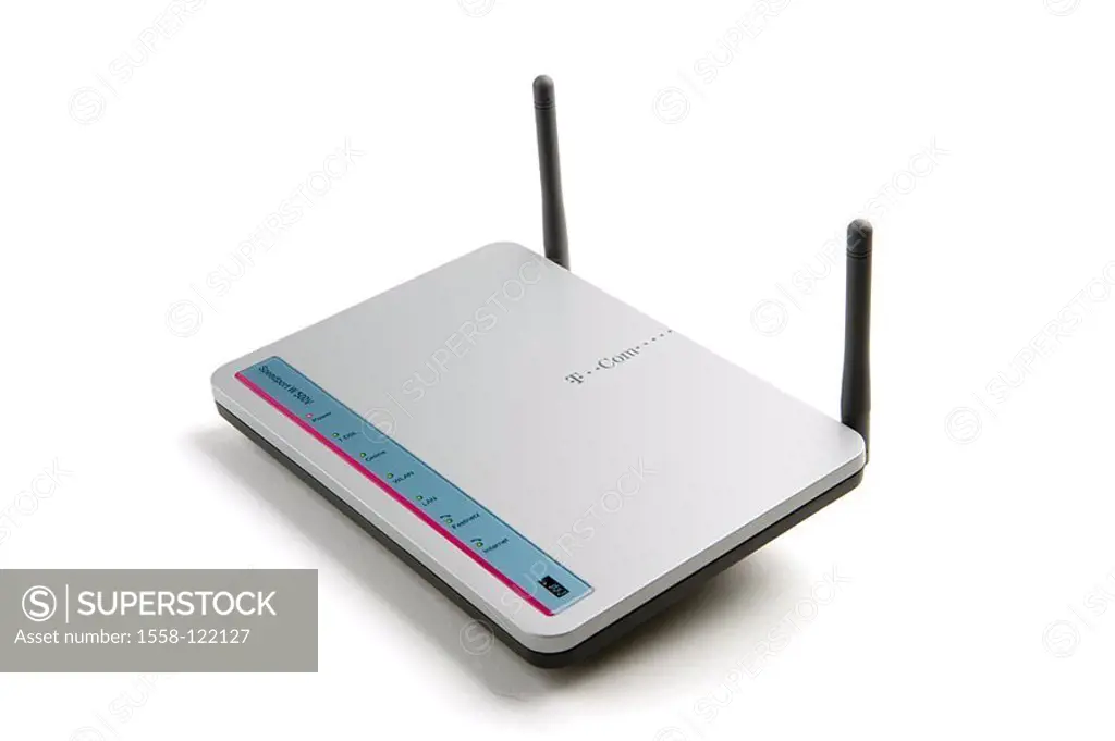 T Com, Router, Speedport W 500V, no property release, computers, DSL, T-DSL, internet-access, antennas, WLan, Wireless, connection, data transfer, Hig...