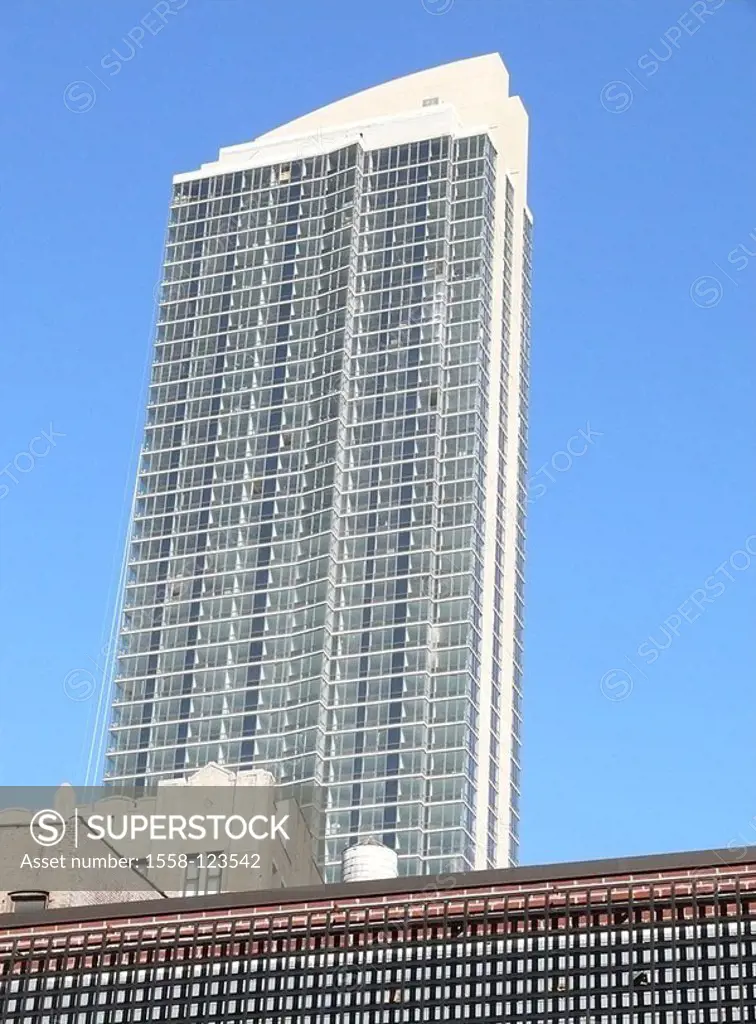 USA, New York city skyscrapers Appartementgebäude facade America, city, Manhattan, buildings, high-rise, Appartementhaus, Appartements, apartments, fl...