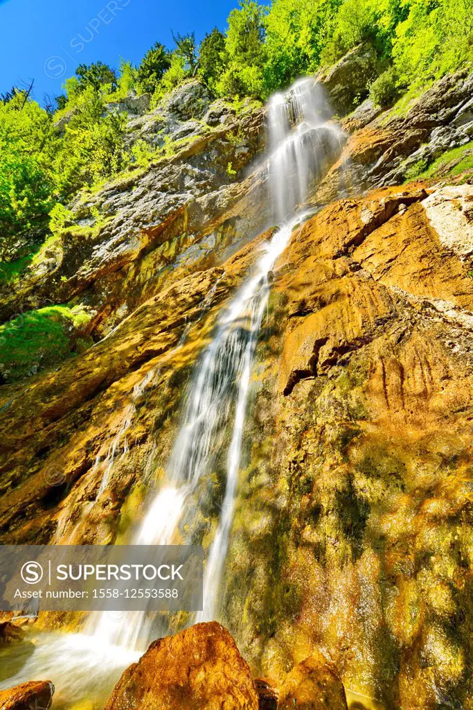 Waterfall near Sachrang, Upper Bavaria
