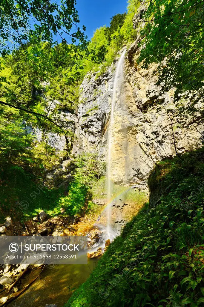 Waterfall near Sachrang, Upper Bavaria