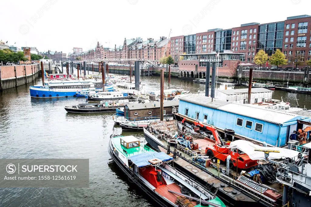 Harbor in Hamburg, Germany