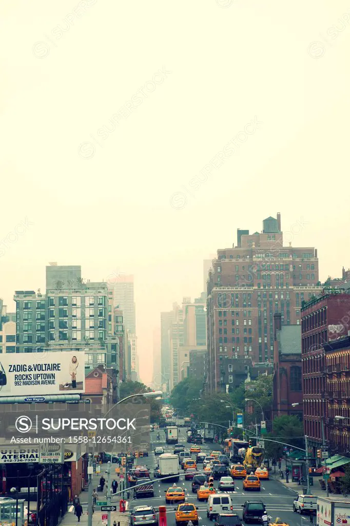 The USA, New York City, city, architecture, street,