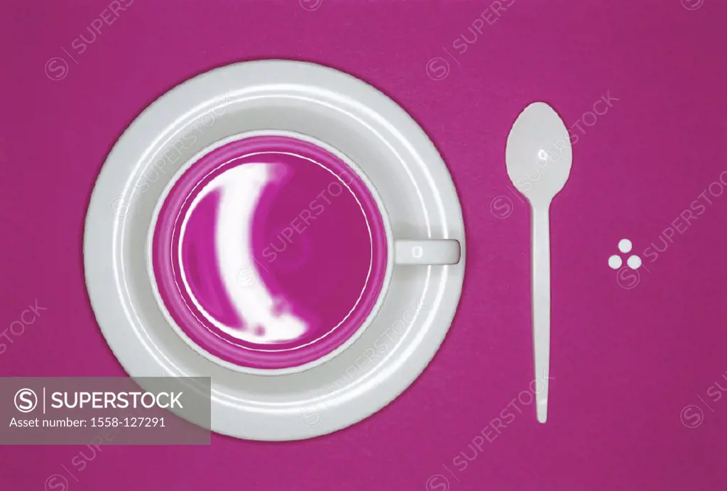 Plate, Cup, Spoon