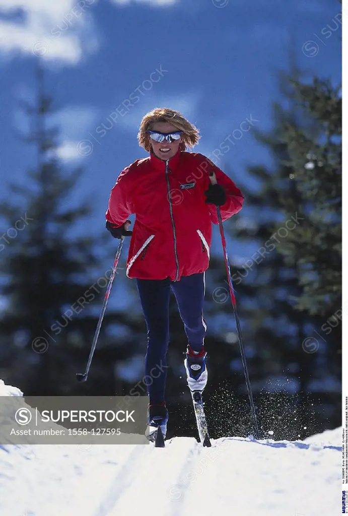 Woman, Cross-country skiing, Winter sport