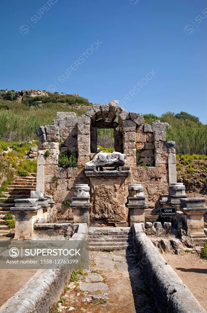 Perge, architecture, archeology, ruin,