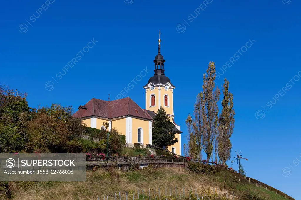 Europe, Austria, Styria, Kitzeck im Sausal, parish church