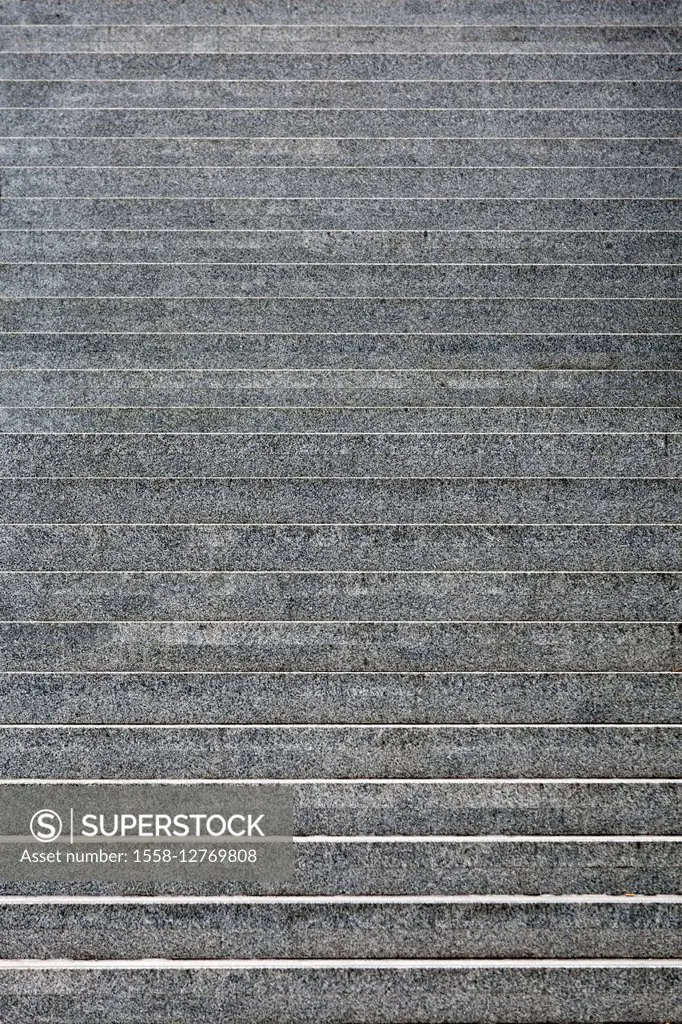 Concrete stairs from below