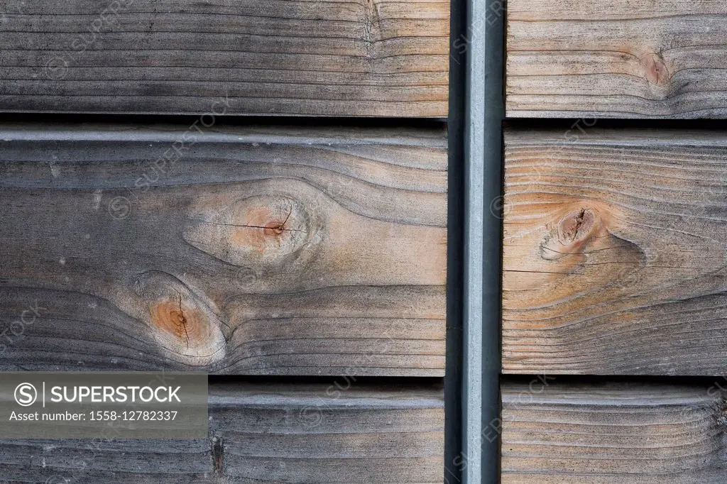 Wooden storeroom, detail